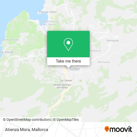 Atienza Mora map