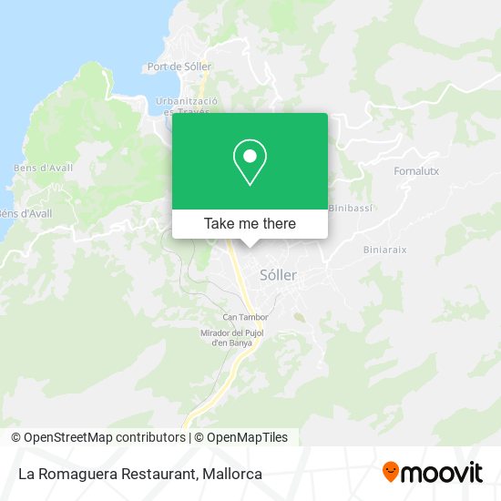 La Romaguera Restaurant map