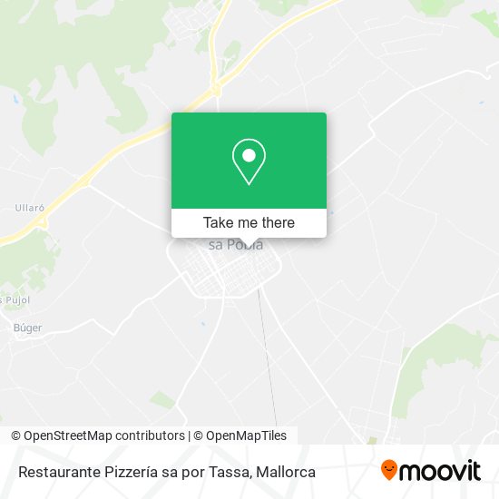 Restaurante Pizzería sa por Tassa map