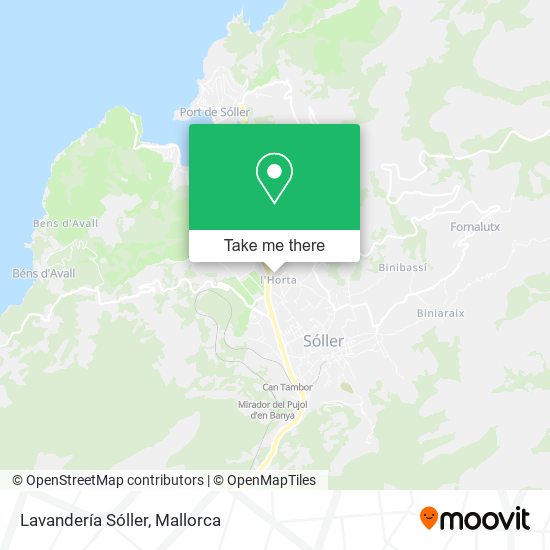 Lavandería Sóller map