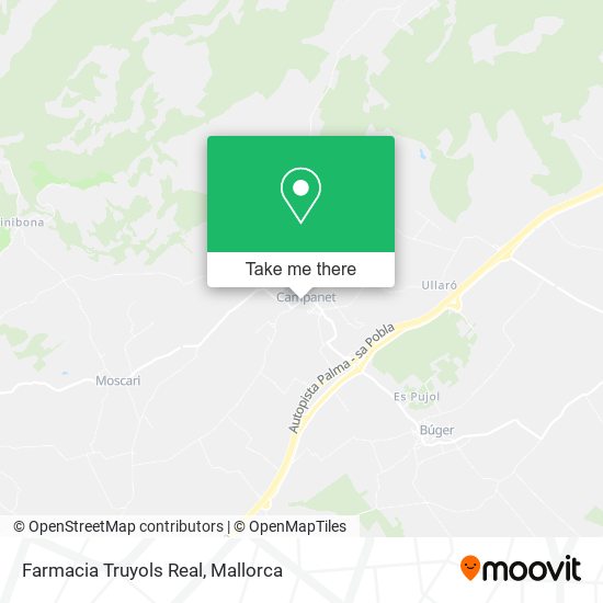 Farmacia Truyols Real map