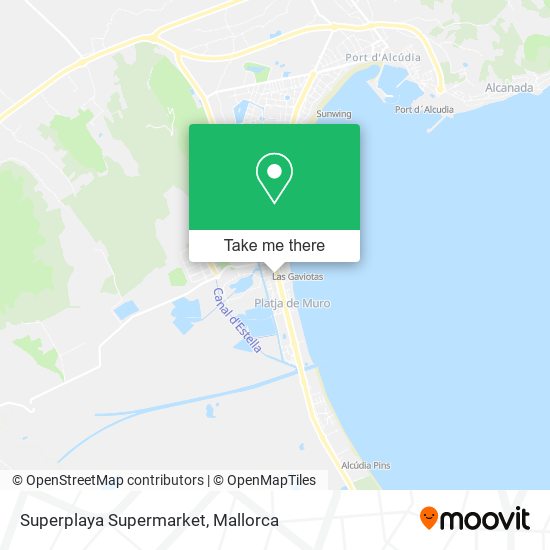 mapa Superplaya Supermarket