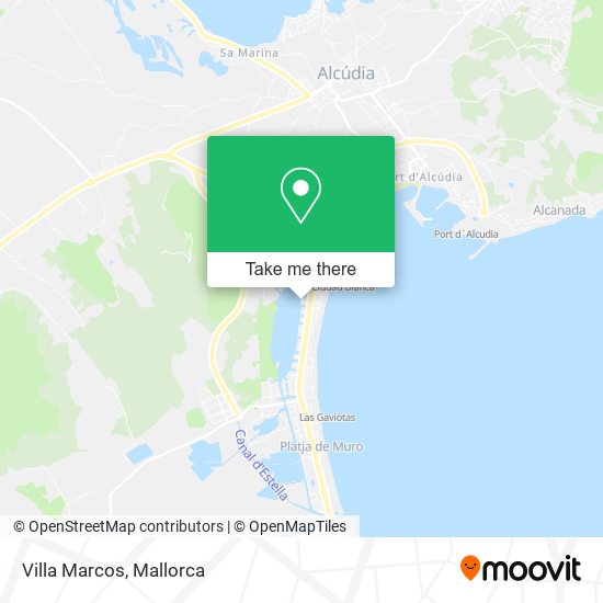 Villa Marcos map