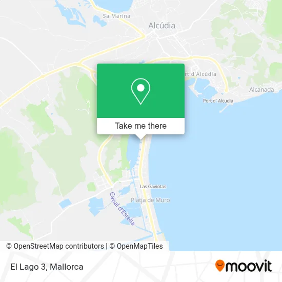 El Lago 3 map