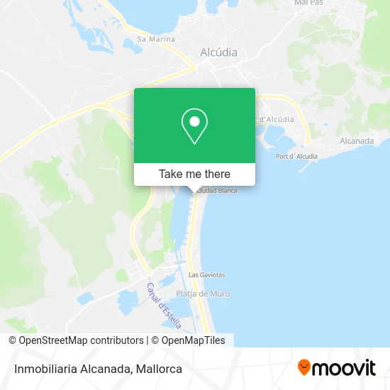 Inmobiliaria Alcanada map