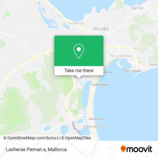 Lasheras Peman a map