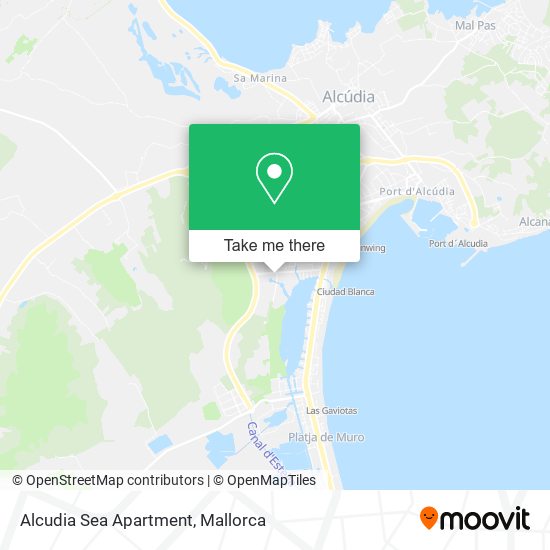 Alcudia Sea Apartment map