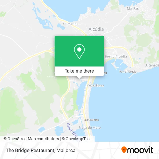 The Bridge Restaurant map