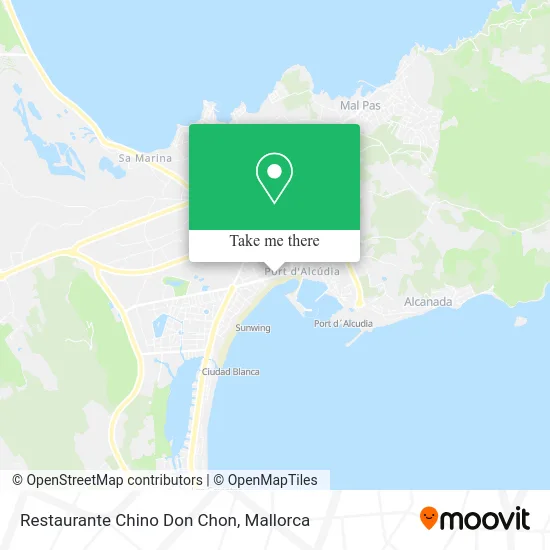 Restaurante Chino Don Chon map