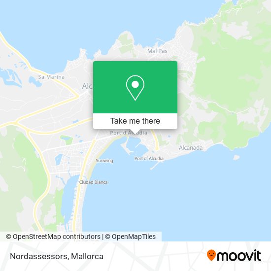 mapa Nordassessors