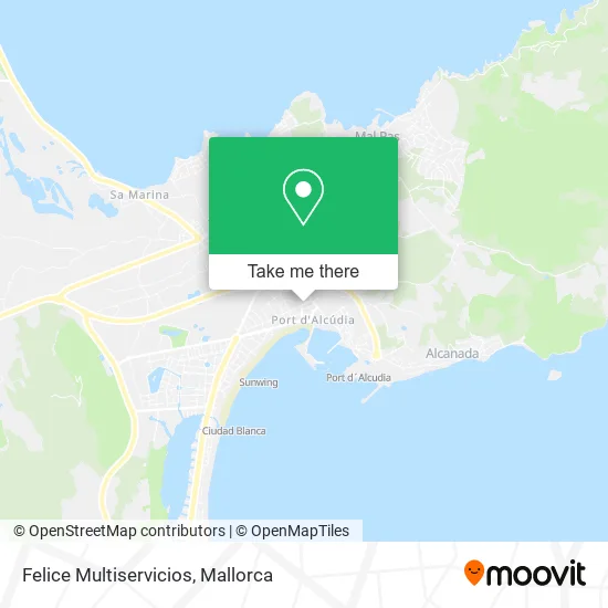 Felice Multiservicios map