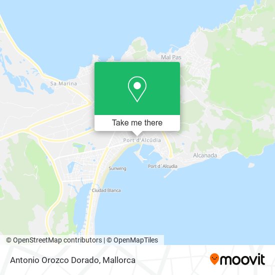 Antonio Orozco Dorado map