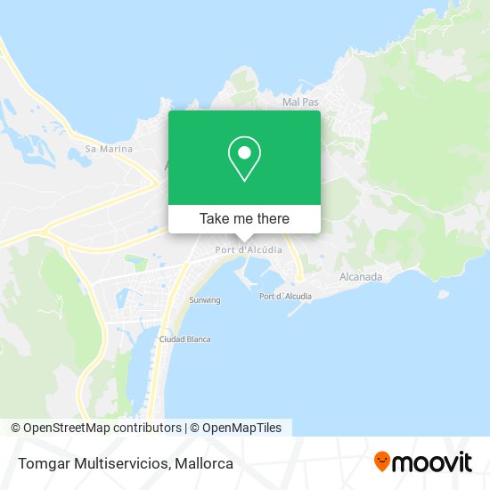 Tomgar Multiservicios map