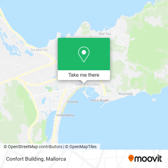 Confort Building map