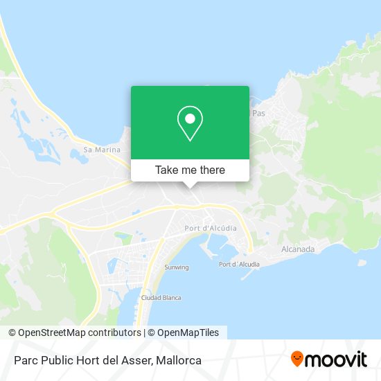 Parc Public Hort del Asser map