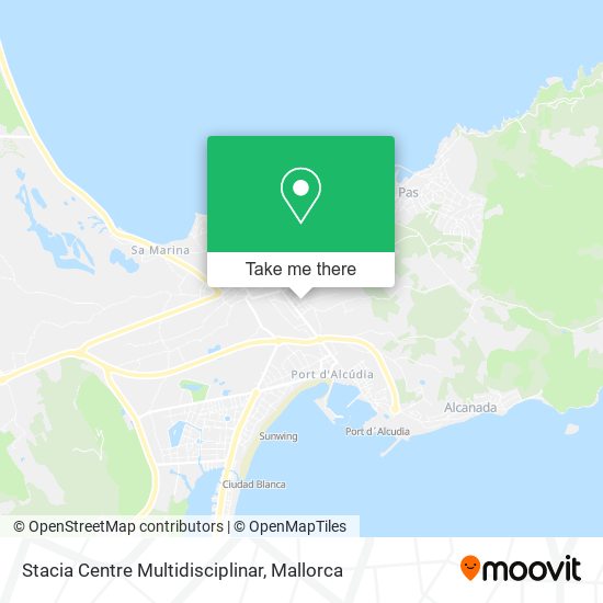 Stacia Centre Multidisciplinar map