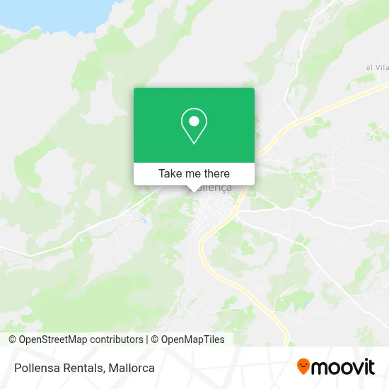 Pollensa Rentals map