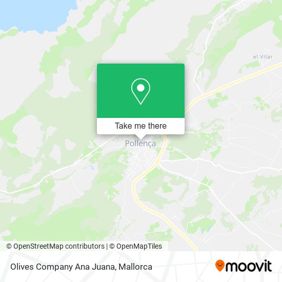 mapa Olives Company Ana Juana