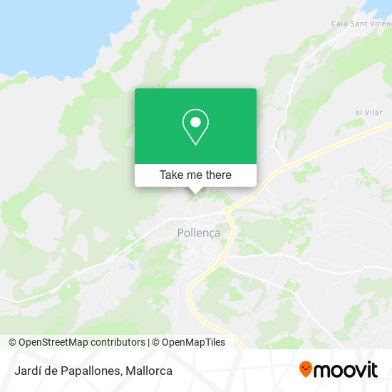 Jardí de Papallones map