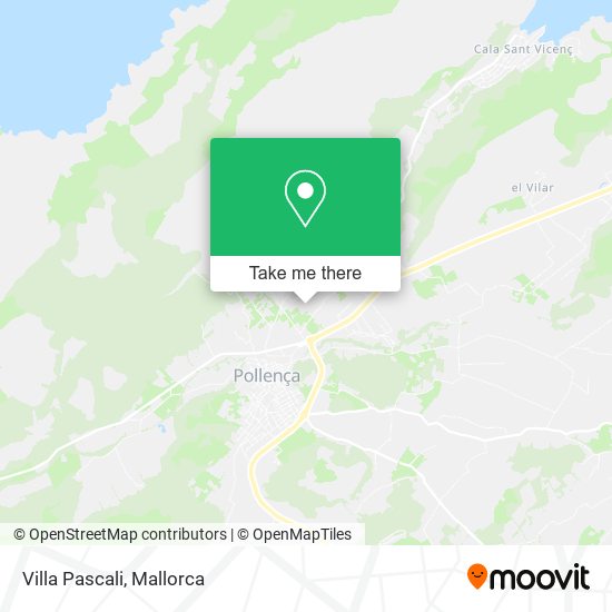 mapa Villa Pascali