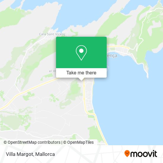 mapa Villa Margot