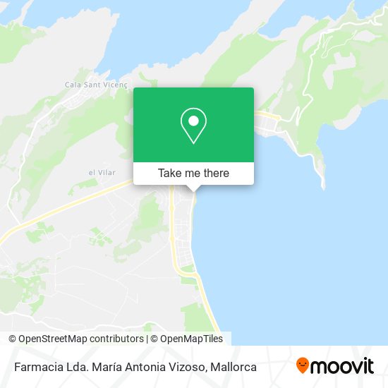 Farmacia Lda. María Antonia Vizoso map
