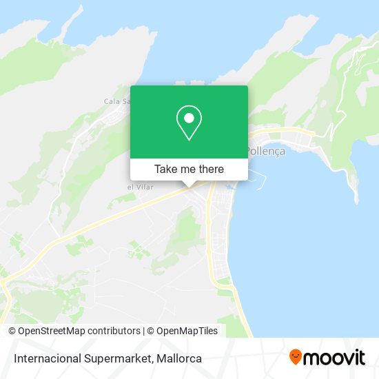 Internacional Supermarket map