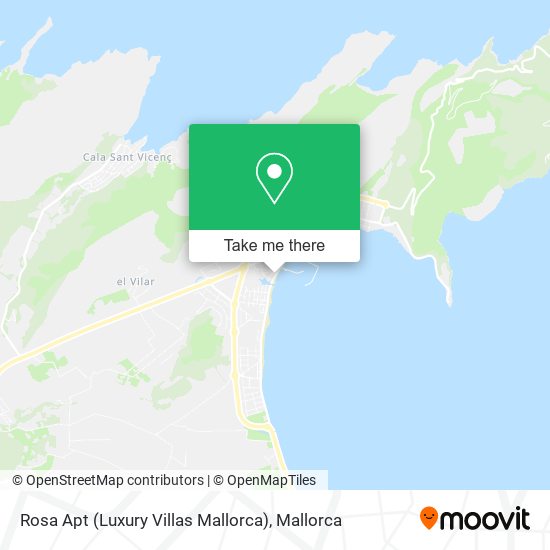 Rosa Apt (Luxury Villas Mallorca) map