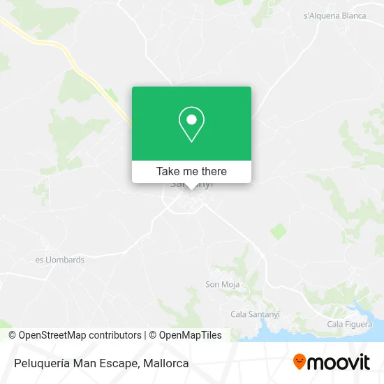 Peluquería Man Escape map