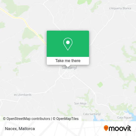 Nacex map
