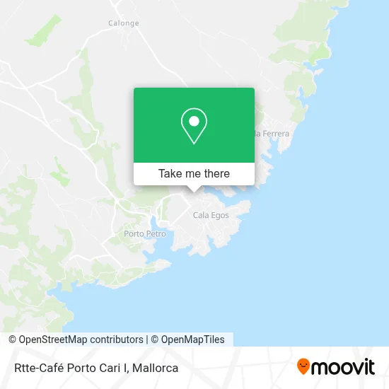 Rtte-Café Porto Cari I map