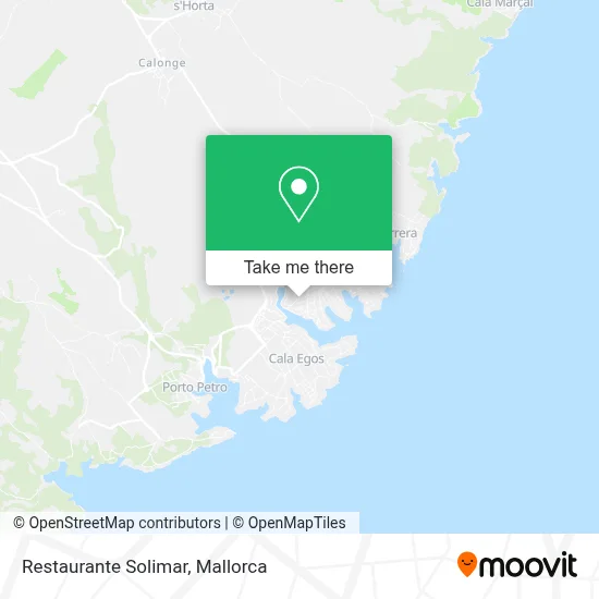 Restaurante Solimar map