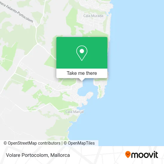 Volare Portocolom map