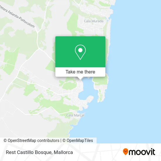 Rest Castillo Bosque map