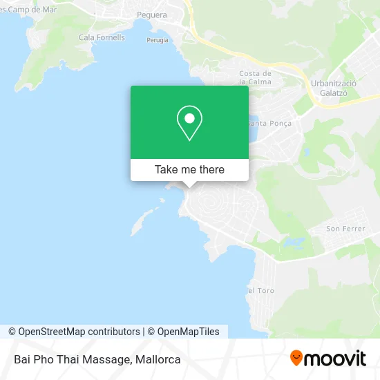 Bai Pho Thai Massage map