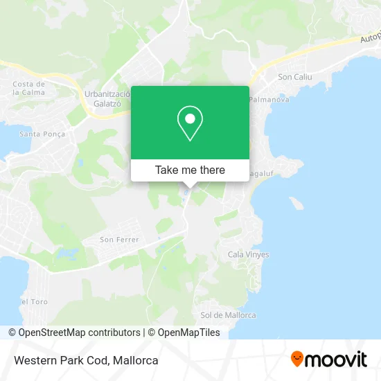 Western Park Cod map