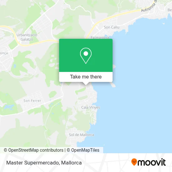 Master Supermercado map