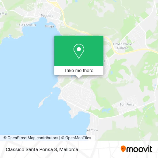 Classico Santa Ponsa S map