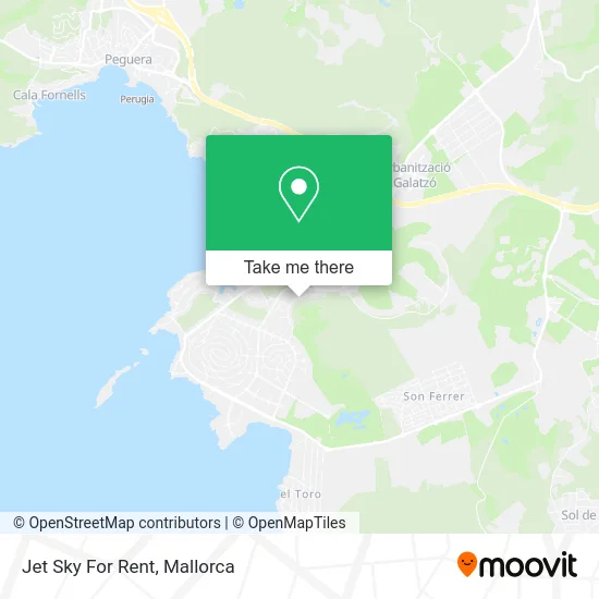 Jet Sky For Rent map