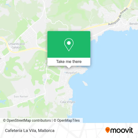 Cafetería La Vila map