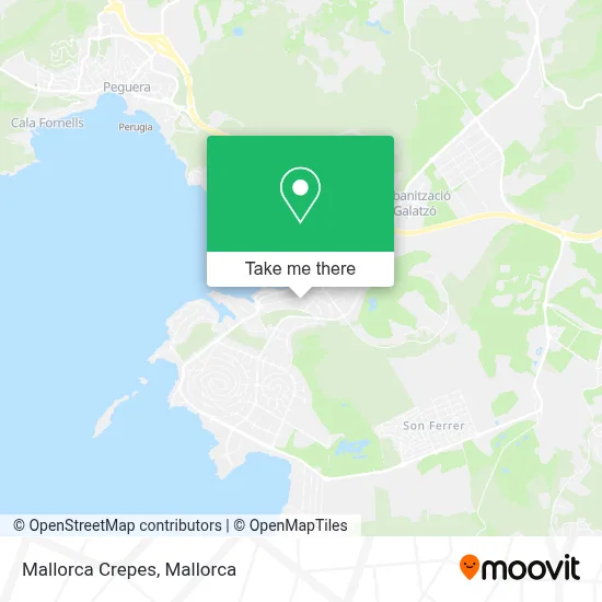 Mallorca Crepes map