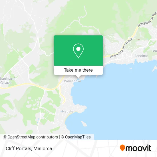 Cliff Portals map