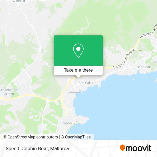 Speed Dolphin Boat map