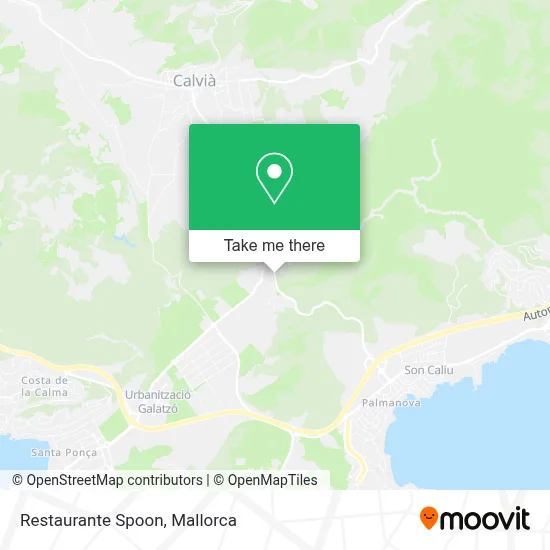 Restaurante Spoon map