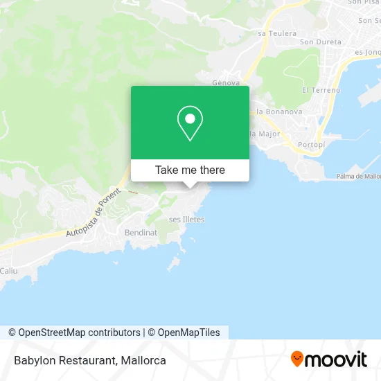 Babylon Restaurant map