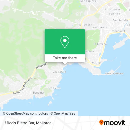 Mico's Bistro Bar map