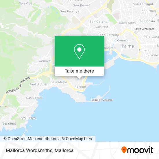 Mallorca Wordsmiths map