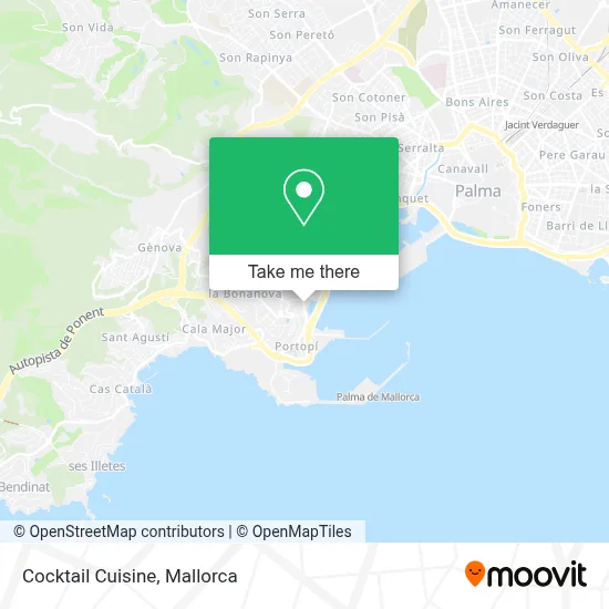 Cocktail Cuisine map