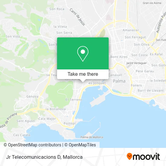 Jr Telecomunicacions D map