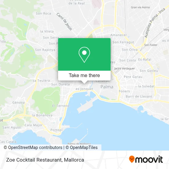 Zoe Cocktail Restaurant map
